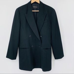 GUESS COLLECTION 12 black long wool blazer